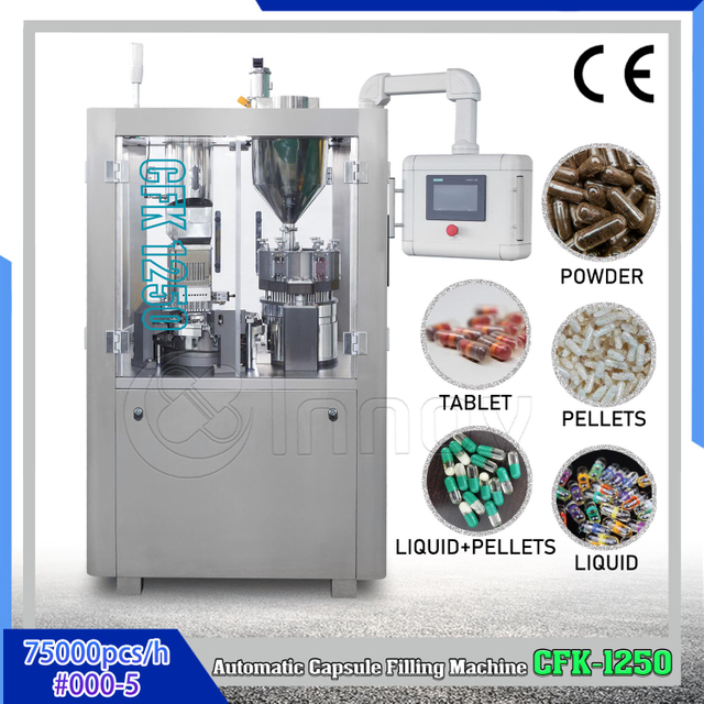 CFK-1250 Fully Automatic Medicine Capsule Filler for Pharmaceutical Production