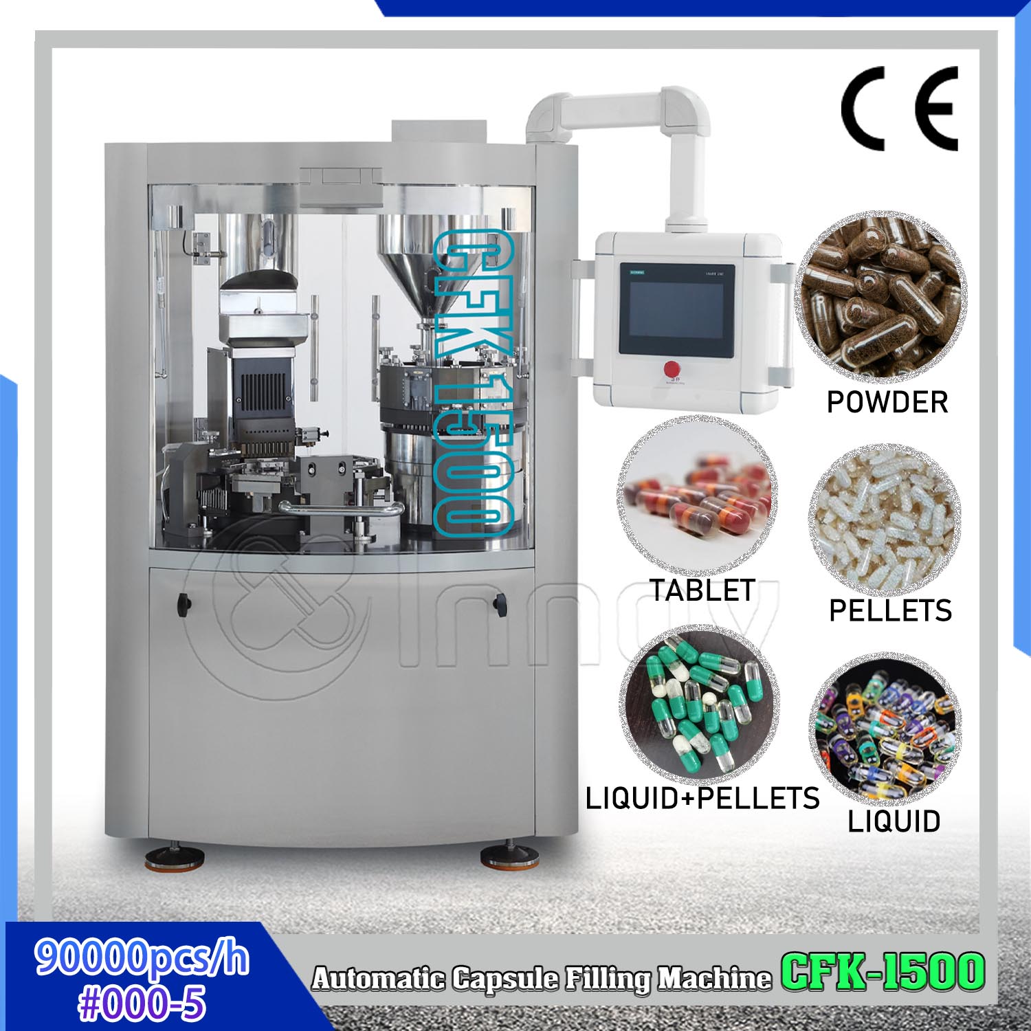 Buy CFK-1500 Automatic Capsule Filling Machine – Factory Price